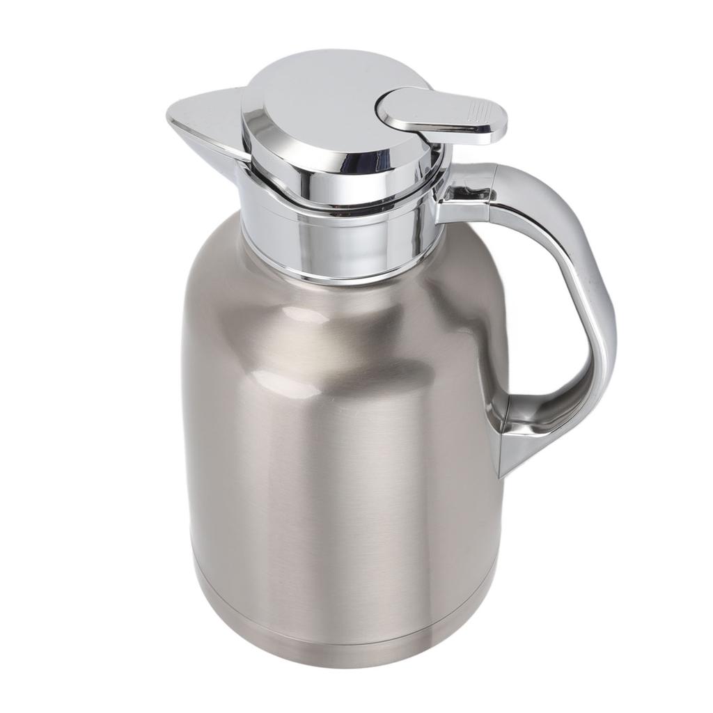 304 Stainless Steel Thermal Tea Pot Insulated Coffee Pot Hotel Restaurant Welcome Pot Silver
