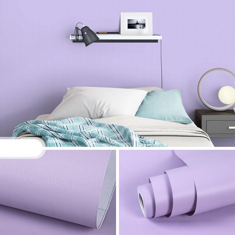 Tapeta w czystym kolorze Samoprzylepna Wodoodporna do akademika Sypialnia Ciepłe naklejki Renowacja Dekoracja Naklejki na ścianę tła