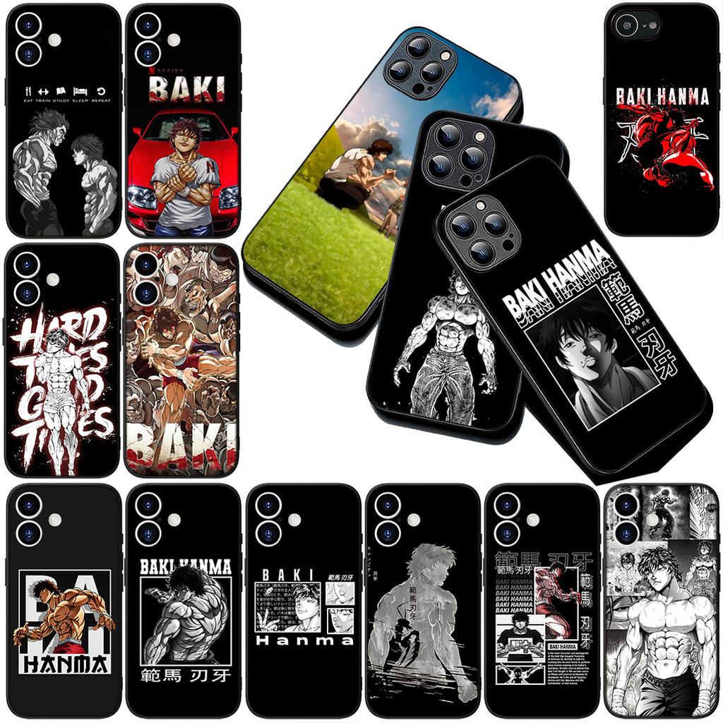 Casing for Apple iPhone 12 13 Pro Max Mini ProMax X XR Air 13Pro XS Phone Cover Protective Case Baki Hanma Art Cartoon