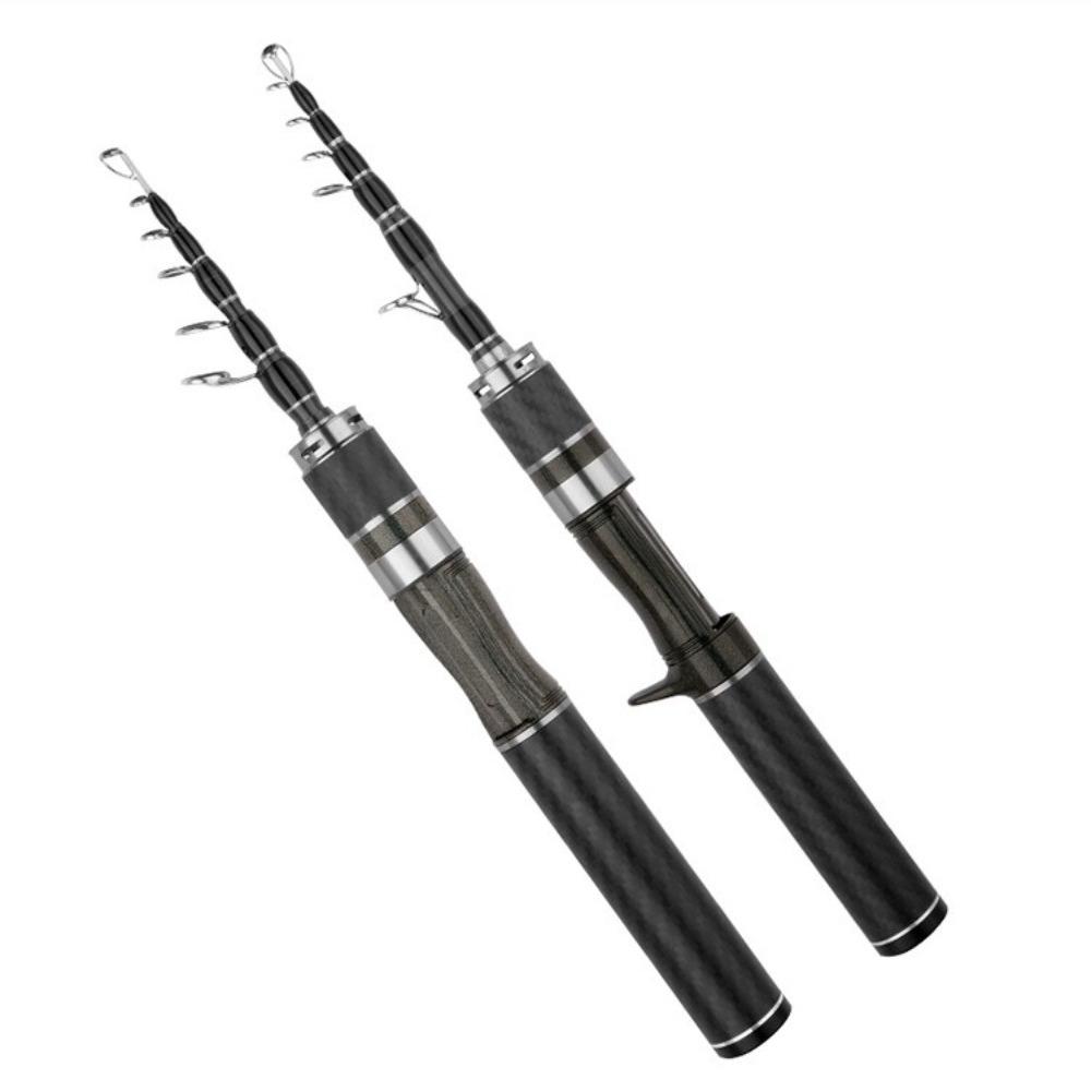 1.5-1.8m Length Telescopic Fishing Rod Professional UL/ML Power Fishing Rod Titanium Alloy Fishing Pole Casting Rod Fishing Gear