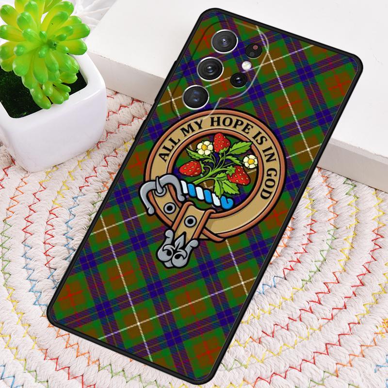 Fraser Clan Tartan Handyhülle für Samsung Galaxy Note 10 Pro S26 Ultra S23 S24 FE S25 S21 S22 PLUS stoßfeste Hülle