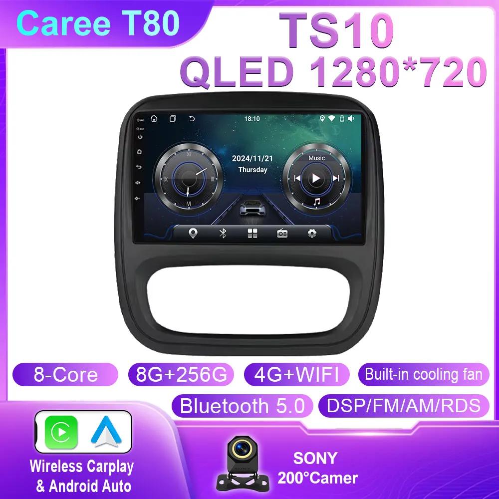 Android 14 For Renault Trafic 3 2014 - 2021 For Opel Vivaro B 2014 - 2018 Auto Radio Multimedia Car Player GPS Video Cam Dash BT