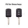 2/3 Buttons Shell Fob Holder For Mitsubishi Eclipse Cross Outlander Sport Mirage G4 Lancer Remote Tpu Car Key Fob Case Cover