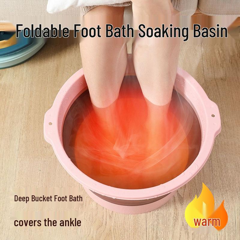 Přenosný izolovaný skládací umyvadlo na nohy pro zimu