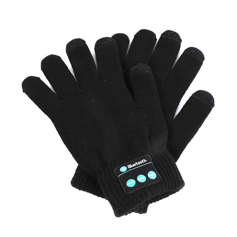 Wireless Blue Tooth Gloves Winter Warm Gloves Touch Screen with Built-in Stereo Speakers Calls Can Be Answered Headphones Glove