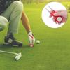 304 Stainless Steel ABS Plastic Handle Golf Spring Divot Repair Pitch Putting Fork Tool for Training PracticingRed