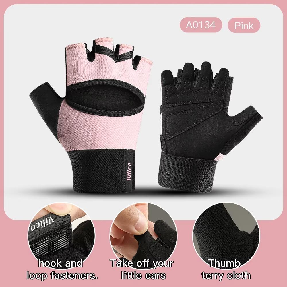 Half Finger Bike Gloves Shockproof Cycling Shorts Gloves Comfortable Fitness Gloves Cycling