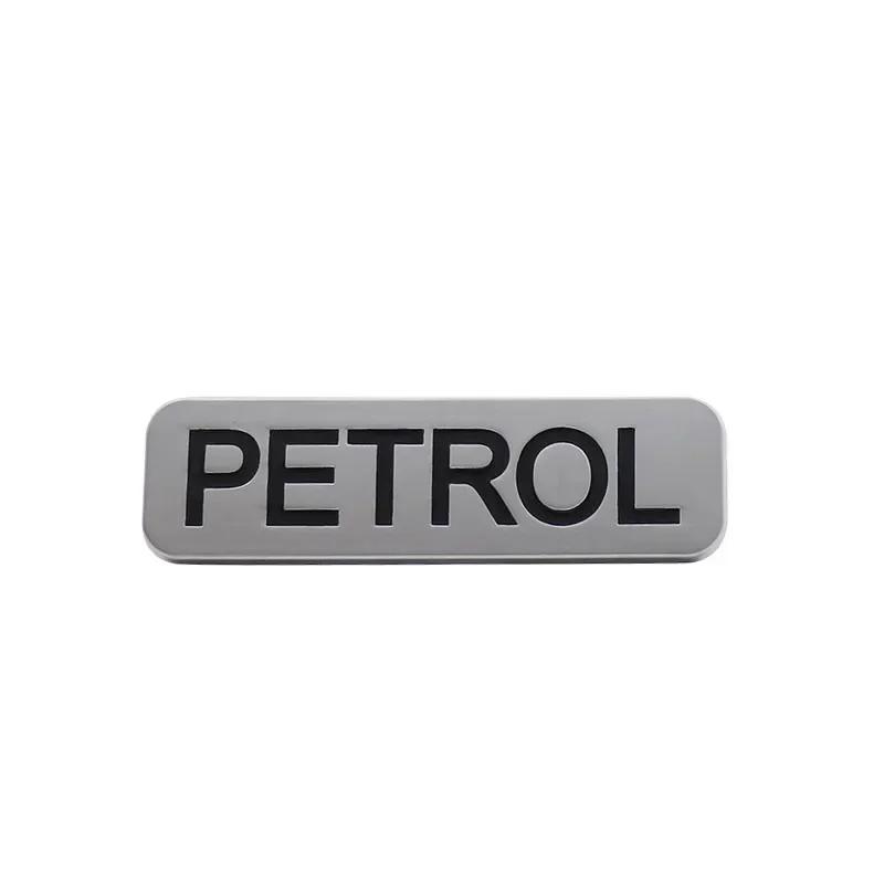 3D Premium Petrol Oil Vehicle Fuel Marking Car Engine Hood Fender Tail Rear Decal Emblem Badge Sticker for Universal