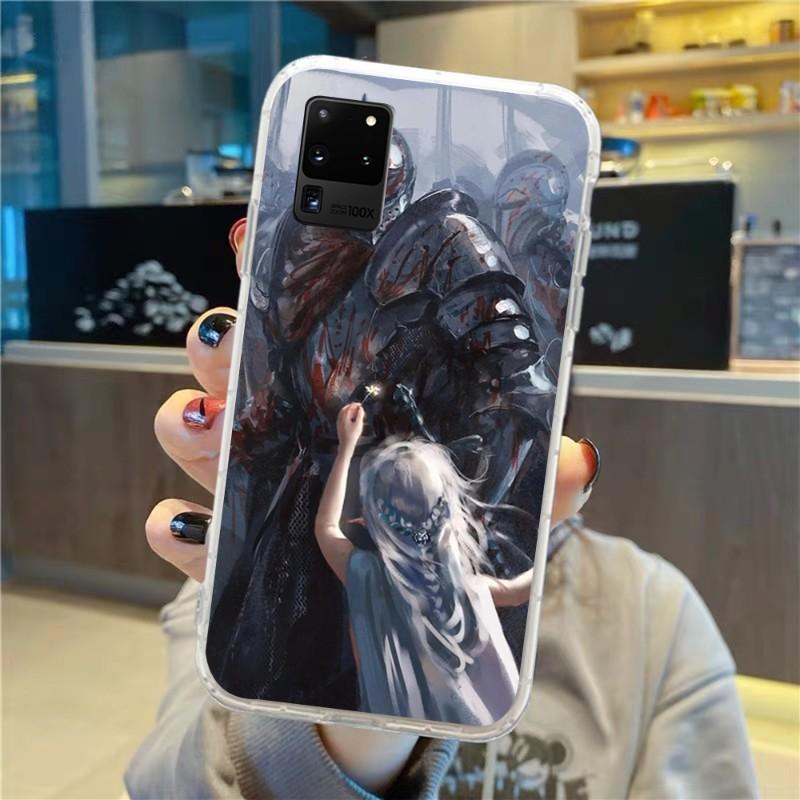 Ghost Knife Handyhülle Für Samsung Galaxy S10 S21 S22 Plus Ultra A91 A51 A21S A12 Transparentes Handycover