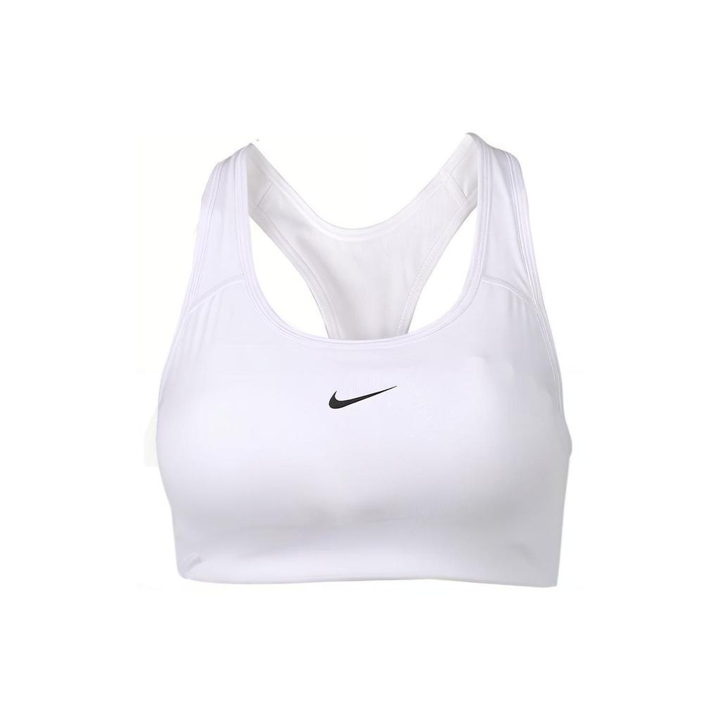 Nike Dri-Fit Medium Support Sports Bra Women Underwear White BV3637-100