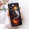 For Oppo Reno15 F Phone Case On Reno 15 15F Casing Cool Dragon Lion Tiger Cartoon Printed Back Cover Clear Soft Silicone Capa