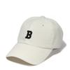 BUTDEEP Corduroy Bee Logo Curve Cap - Cream