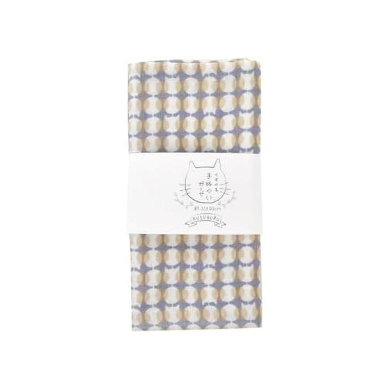 Gauze Tenugui Cat Tamago Pattern GY Soft Double Gauze Absorbent Kitchen Handkerchief Towel Alternative for Small Children Travel Wrapping Gift