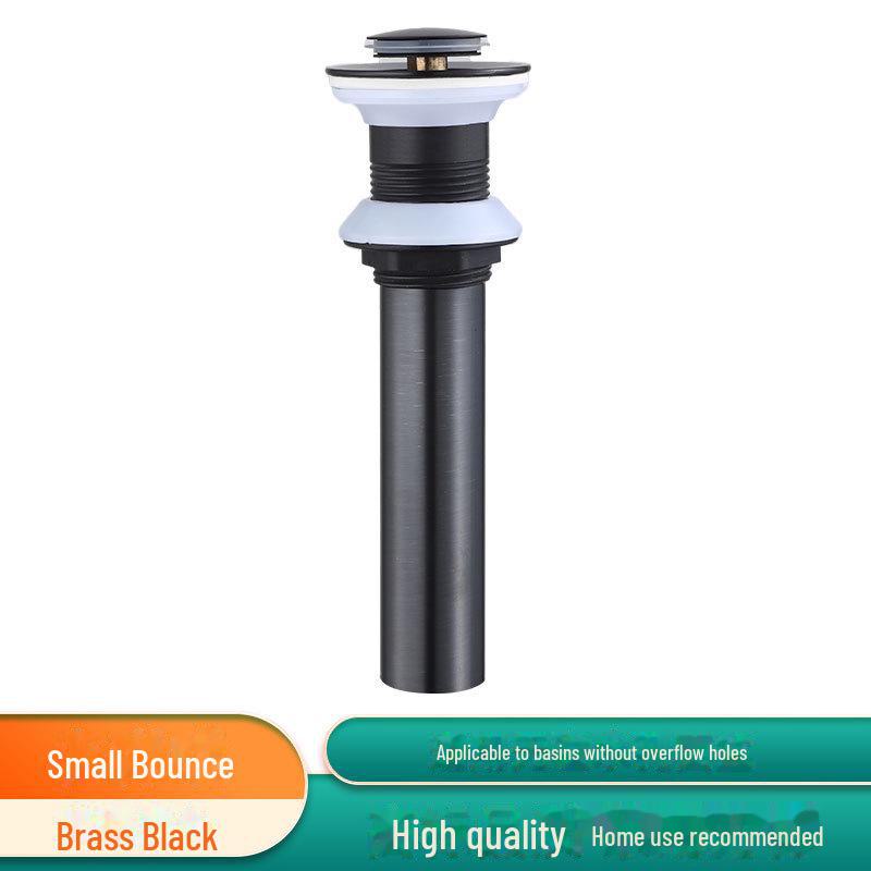 Copper Bounce Drainer for Bathroom Handwashing Basin with Deodorizing Drain Pipe