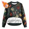 Men's Round Neck Fleece-Lined Thick Solid Color Sweatshirt