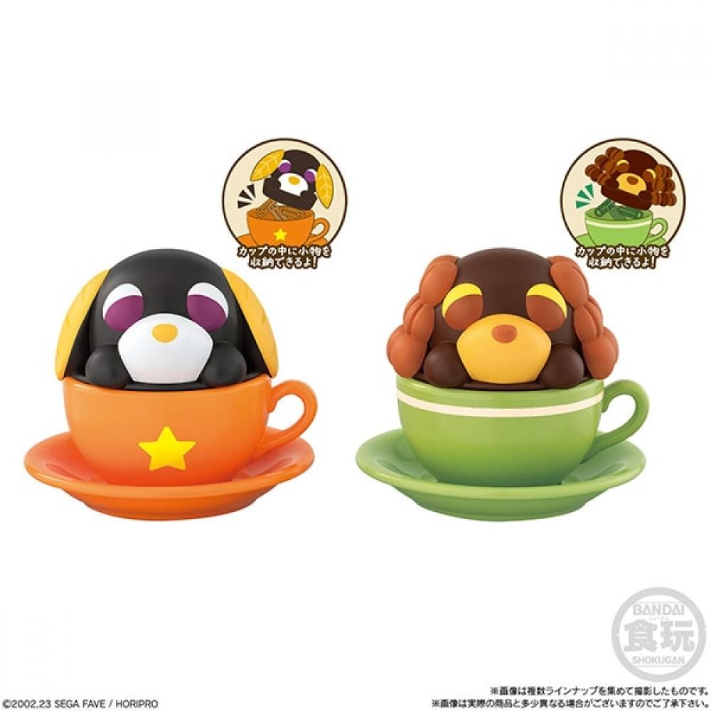 BAndai CAndy Tea Dog  Hoho  And Case  1 Piece  [collection Food Toy]