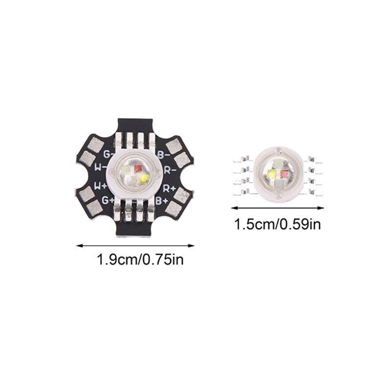1Pc Led 3W Rgb 4In1 Led 3W Emitter Diodes For Stage Light Effect Lamp Rgbw Lighting Led Chips Stage Colorful Light Source Beads