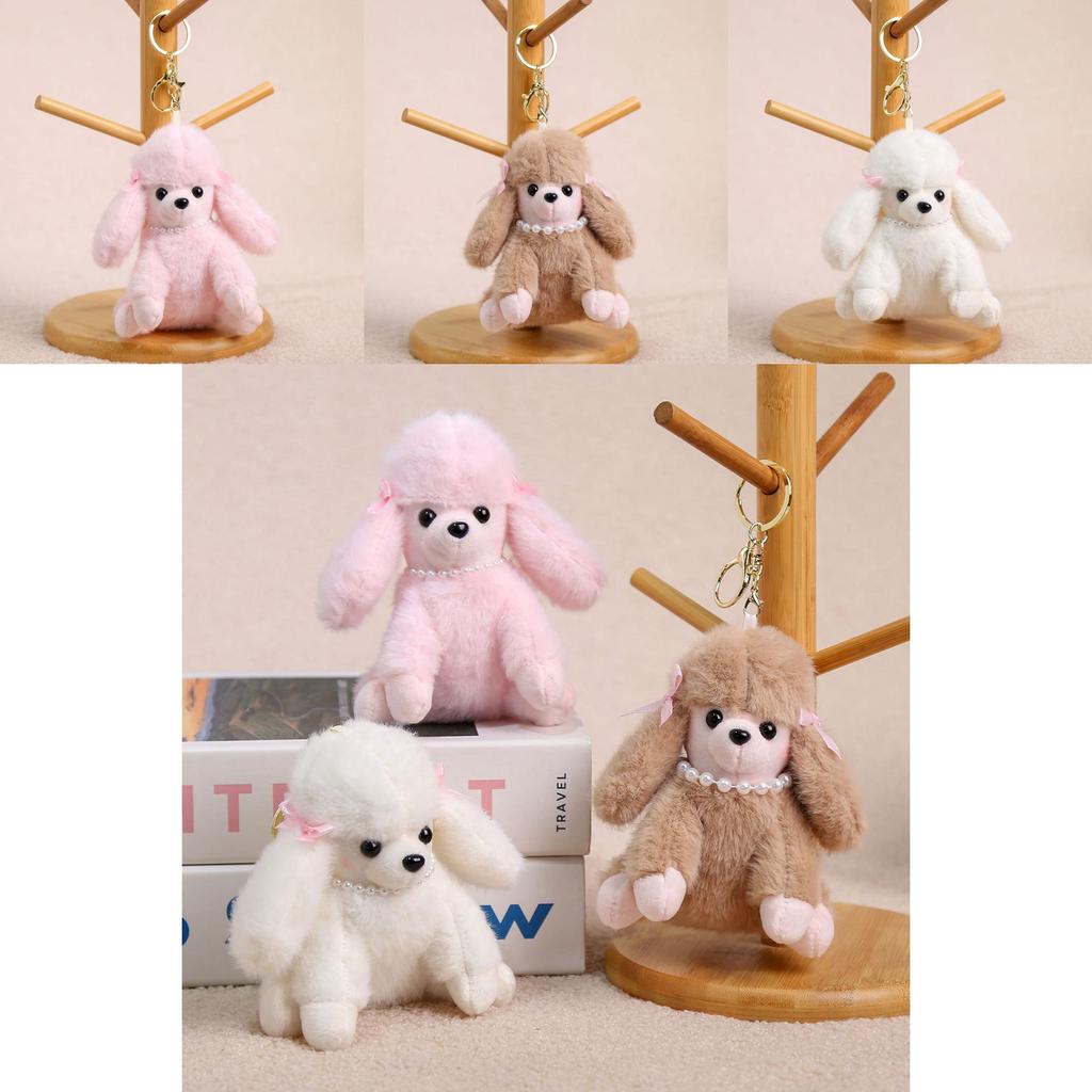 Animal Plush Doll Keychain With Soft Filling For Kids Bag Decoration And Presents