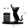 Metal Pen Holder Black Cute Animal Desk Pencil Organizer for Office Home Decor