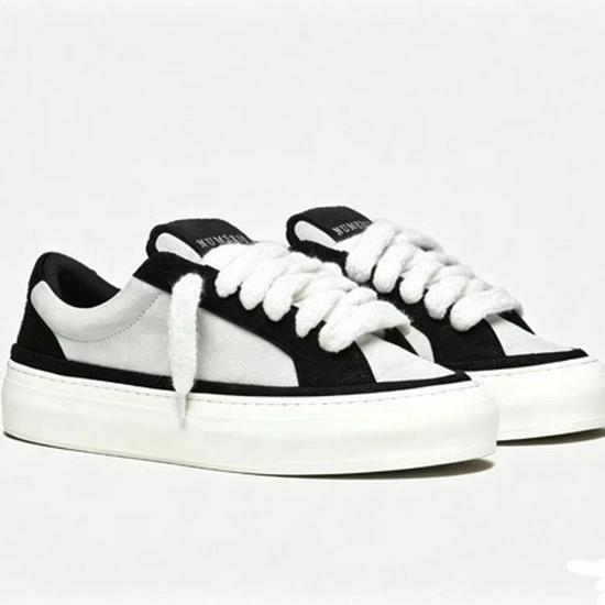 French High-Street Leather & Canvas Patchwork