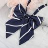 Jk Japanese Plaid Korean Version Of Collar Flower Graduate Female Collar Flower College Wind Streamer Jk Bow Shirt Accessories Sailor Suit