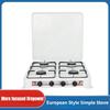 3KW Kitchen Portable Cooking Utensils European Style Simple Four Head Gas Stove Household Desktop Liquefied Gas Cooker