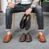 Handmade Genuine Leather Men Shoes Soft Casual Leather Shoes Men Loafers Comfortable Moccasins Men Flats Shoes
