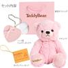 Sears Teddy Bear Plush Toy with Heart-Shaped Jewelry Box Gift Set (Pink) tdt-01-pk