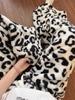 Korean Retro Leopard Print Pajama Pants for Women - 2025 Winter Casual and Warm