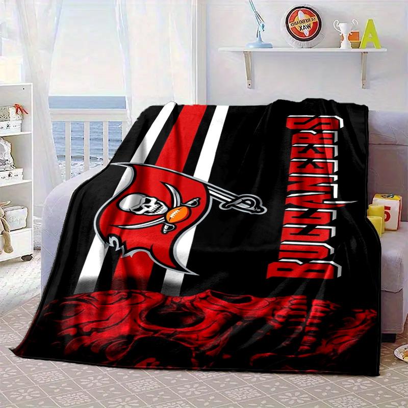 Tampa Bay Buccaneers Helmet Portable Blanket/Soft Blanket Bedding Blanket Suitable for Travel Camping Living Rooms Offices Sofas Fan Gifts
