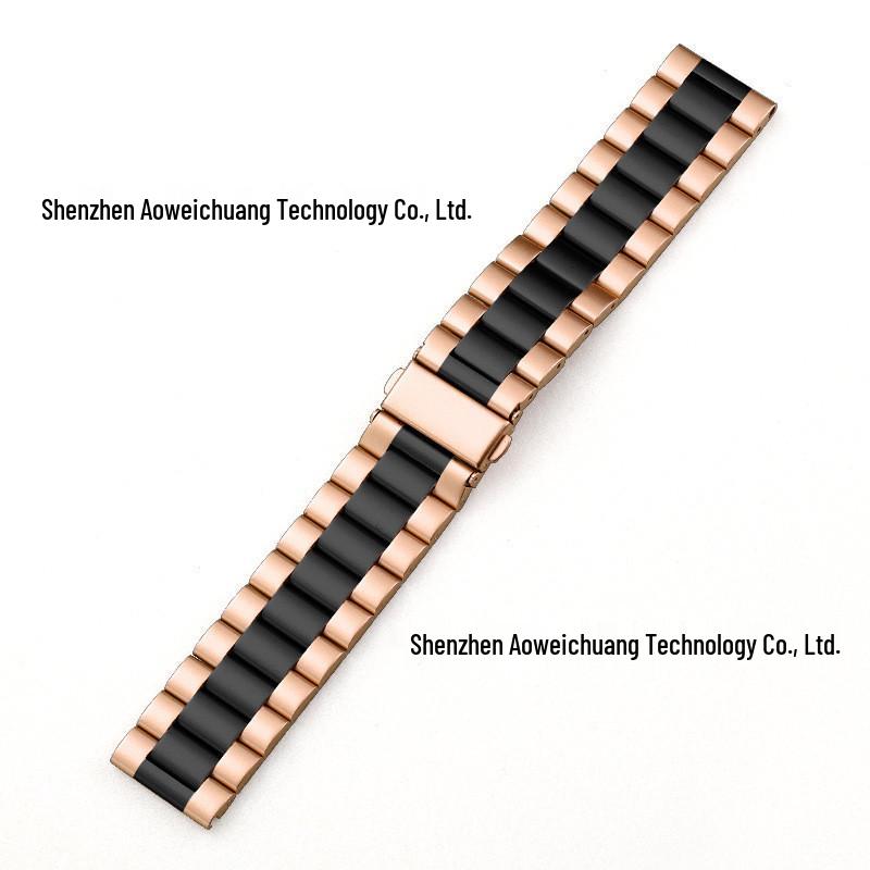 Universellt Metall Rostfritt Stål Klockarmband för Apple, Samsung, Huawei