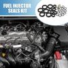 Fuel Injector O Rings Seals with Micro Filters Fuel Injector Repair Kit for Toyota 4Runner 1996-1998 for Lexus ES300 1992-1993 Rubber Black (Set of
