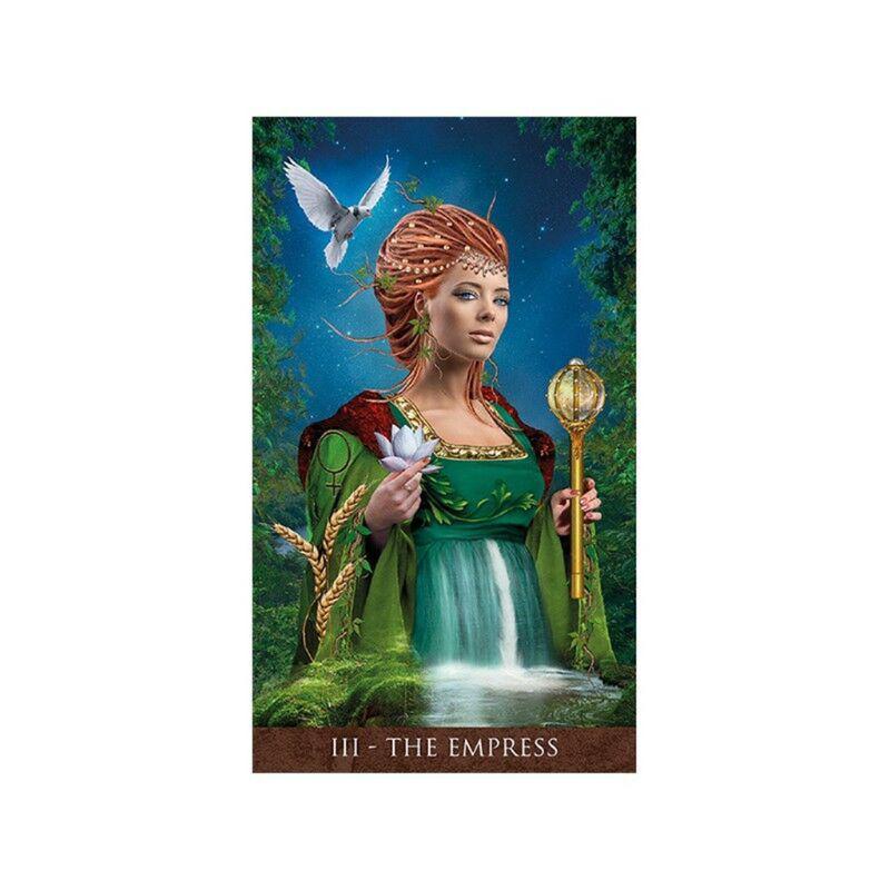 E-HONER Full English Arcanum Tarot 78 Carte Deck Oracle Playing Card Party Board Game
