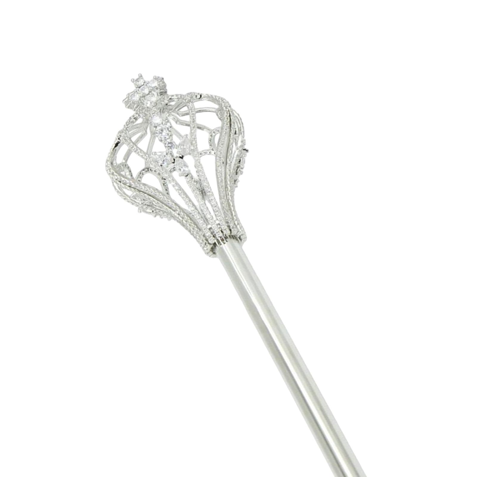 

Роскошный скипетр с кристаллами, реквизит для костюма, для конкурсов красоты, свадебных мероприятий и рождественских праздников