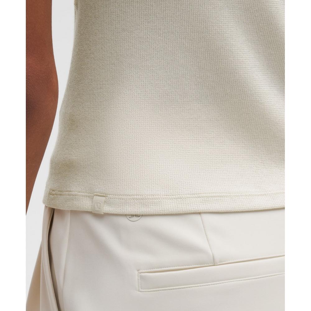 Lululemon Hold Tight Thin Strap Tank Top  Sparkle Light Ivory Silver