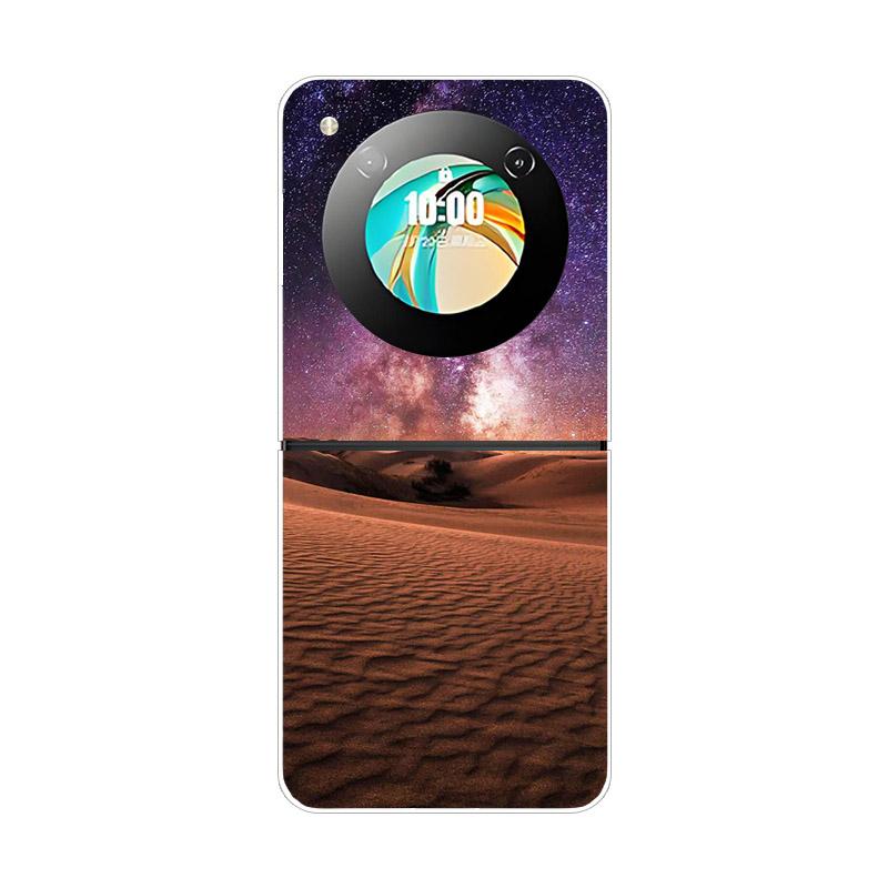 Hülle Für ZTE Nubia Flip NX724J Fundas Transparent Hart Faltbar Stoßfest Bumper Für ZTE Libero Flip 5G Nubia Flip2 Klare Abdeckung