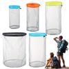 Stuff Sack Small Lightweight Nylon Mesh Drawstring Storage Bag Set Nylon Mesh Stuff Sack Nylon Mesh Drawstring Storage Bag For