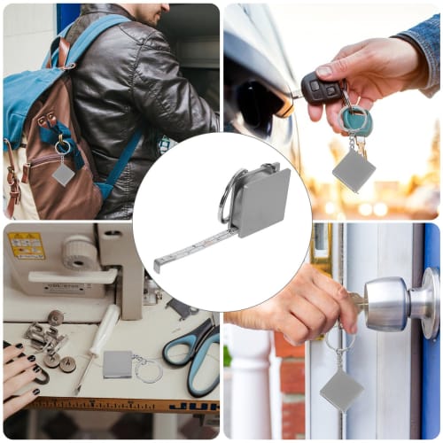 Angoily Convex Tape Measure with Clear Markings, Extendable up to 1m, Water and Rust Resistant, Passivated Edges to Prevent Cuts, for Home Measurement