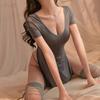 Sexy Lingerie Sexy Deep V Hot Apron Pajamas Hot Cosplay Two-dimensional Uniform Women