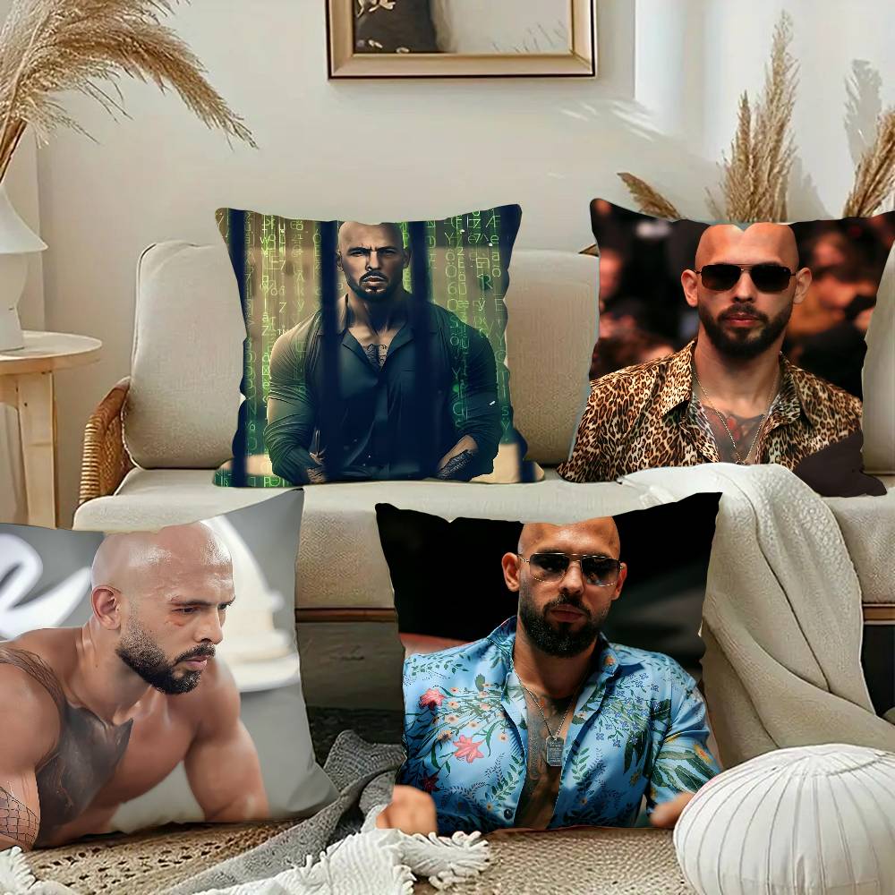 Art And A-Andrew Tate Pillow Case Square Pillow Bedroom Sofa Leisure Comfort Cushion Car Home Decoration