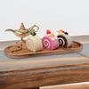 Wooden Tray Dessert Plate Modern Housewarming Gift Dinner Tray Food Tray Food Platter for Home Kitchen Countertop Living Room