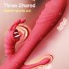 3 In 1 G Spot Rabbit Anal Dildo Vibrator Sex Toy for Women Adult with 10 Vibrating Modes Waterproof Clitoris Massage Stimulator