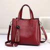 Genuine Leather Women's Bag Crossbody Bag Quality Premium Handbag Handbag Shoulder Fashion Cowhide Bucket Bag