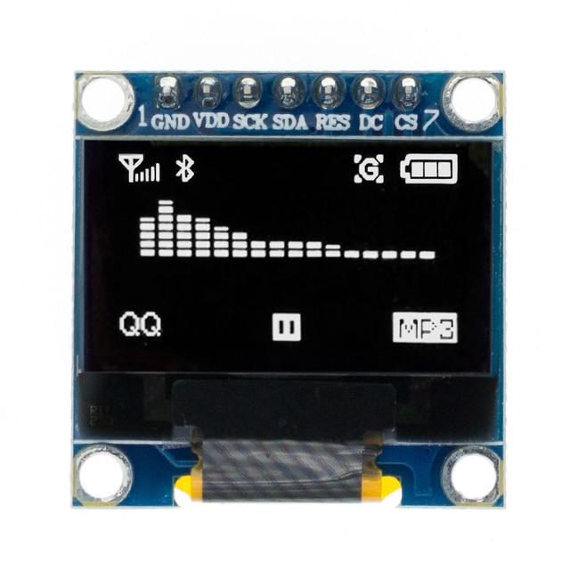 0,96 Zoll IIC Serielles weißes OLED-Anzeigemodul 128 x 64 I2C SSD1306 12864 LCD-Bildschirmplatine GND VCC SCL SDA 0,96 Zoll für Arduino Oled