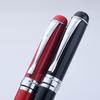 AISIPENS 2026 Luxury Black/Red Metal Ballpoint Pen with Silver Trim, Custom Logo Business Office Gift Pen