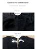 Women's Black Mink Cashmere Pullover Sweater - Soft, Cozy & Oversized for Autumn/Winter