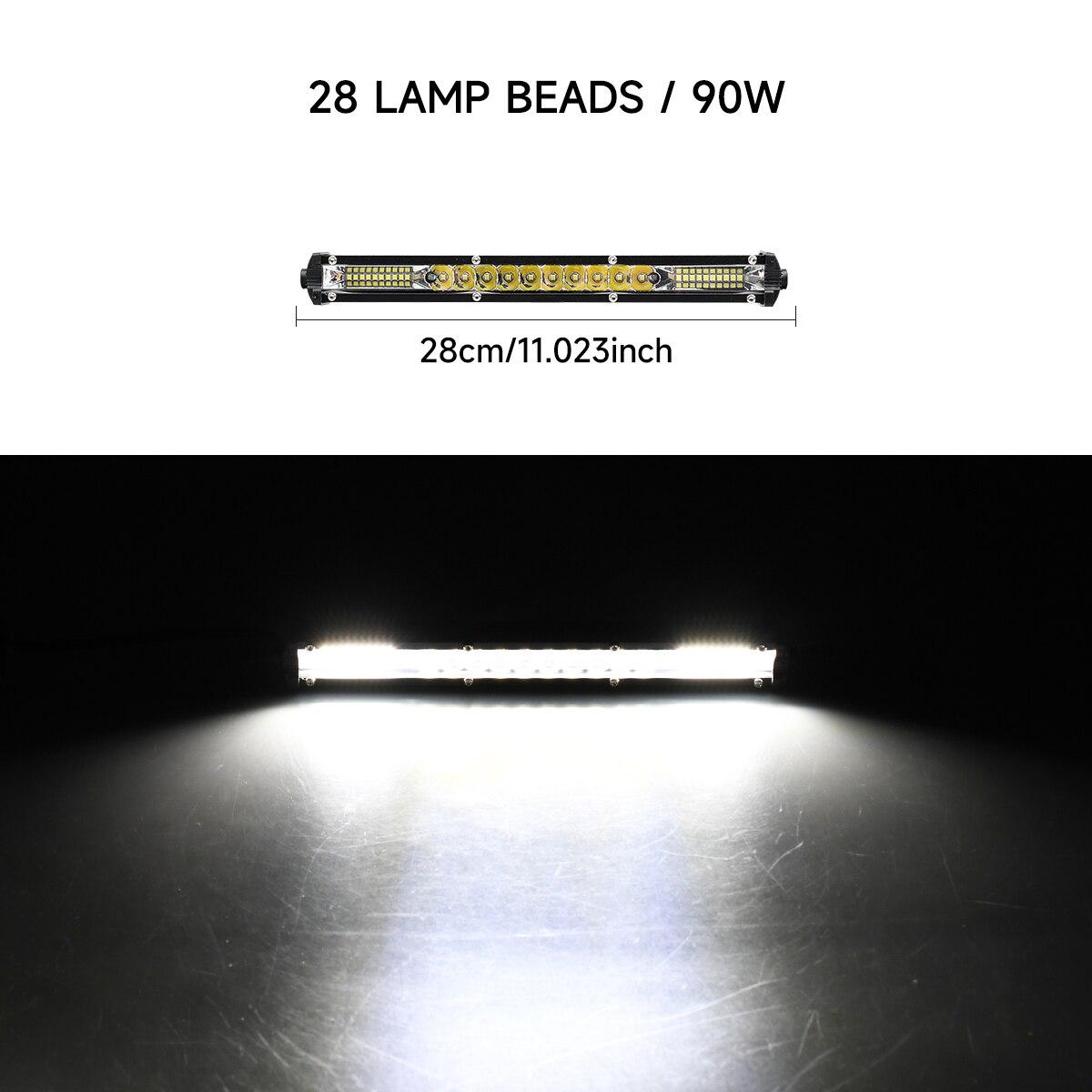 

Тонкий точечный светодиодный прожектор для бездорожья 12 В 24 В светодиодный фонарь/рабочее освещение для автомобиля 4x4 грузовика ATV внедорожника лодки светодиодный фонарь