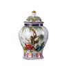 European Ceramic Sealed Jar Vintage General Jar Ornament Home Moisture-proof Candy Nuts Medicinal Herb Storage Box Desktop Vase