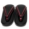Zori Pearl Enamel Urethane Sole Japanese Shoe [KYOETSU] Japanese-made Women's Sandals, Finish, (01. Black, Size, Adult, Alphabet, M)