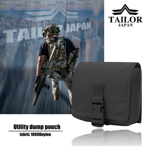 TAILOR JAPAN Utility Dump Pouch, Medical Pouch, Military Pouch, Tactical Pouch, Airsoft Pouch, Camping Pouch, Utility Pouch, Men's Pouch, Small Item S